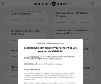 Moddedguru.com(Hut of Cracked Apps) Screenshot