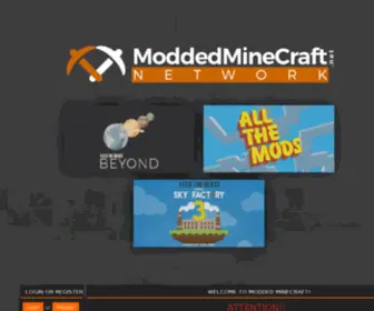 Moddedminecraft.net(Moddedminecraft) Screenshot