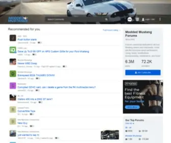 Moddedmustangs.com(Modded Mustang Forums) Screenshot