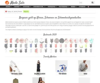 Mode-Sale.be(Bespaar geld op kleren en schoenen) Screenshot