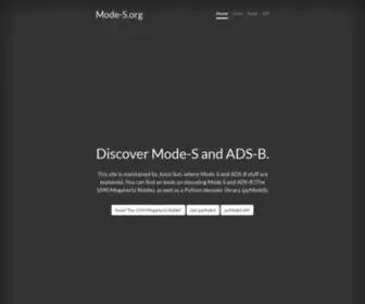 Mode-S.org(Home for mode) Screenshot