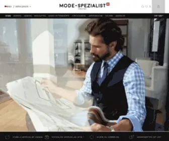 Mode-Spezialist.ch(Immer stilsicher und passend angezogen) Screenshot