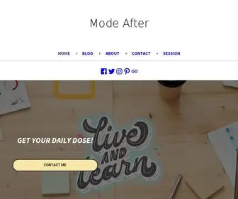 Modeafter.com(Mode After) Screenshot