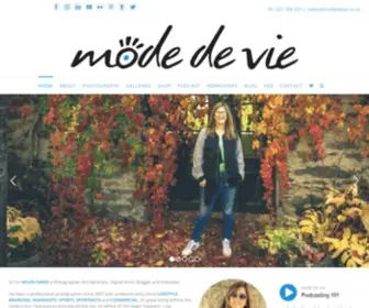 Modedevie.co.nz(Mode de vie Photography) Screenshot