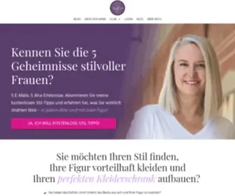 Modefluesterin.de(Die Modeflüsterin) Screenshot