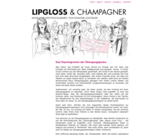 Modekolumne.de(Lipgloss & Champagner) Screenshot