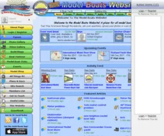 Model-Boats.com(Model boats website) Screenshot