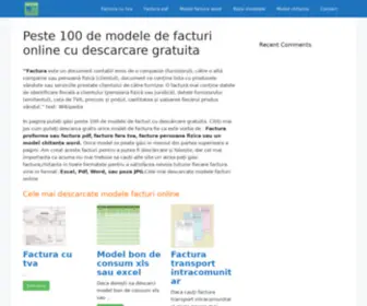 Model-Facturi.online(Peste 100 de modele de facturi online cu descarcare gratuitaModele de facturi) Screenshot