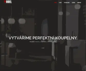 Model-Interier.cz(Návrhy a rekonstrukce koupelen Karlovy Vary) Screenshot