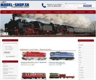 Model-Shop.sk(Hotové modely a stavebnice z plastu) Screenshot
