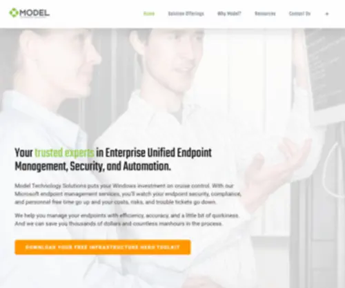 Model-Technology.com(Model Technology Solutions) Screenshot