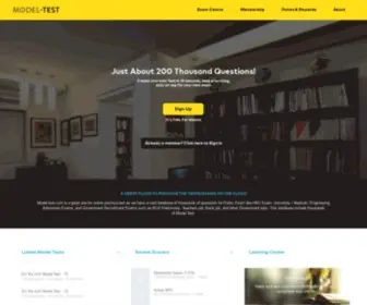 Model-Test.com(Online Model Test) Screenshot