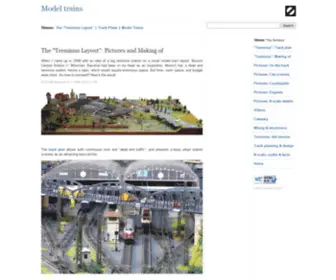 Model-Train.org(Perfect model train layouts) Screenshot
