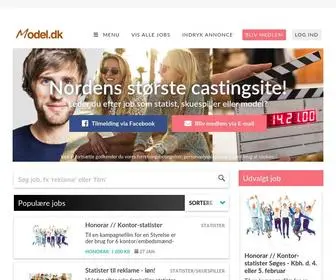 Model.dk(Modeller til Reklame) Screenshot