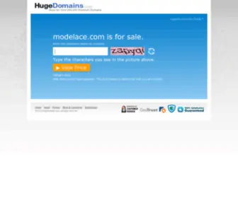 Modelace.com(Choose a memorable domain name. Professional) Screenshot