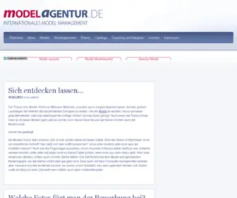 Modelagentur.de(modelagentur) Screenshot