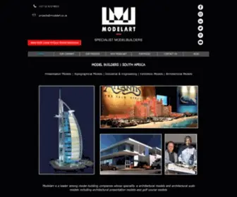 Modelart.co.za(Professional Model Building Company for Architectural Scale Models) Screenshot