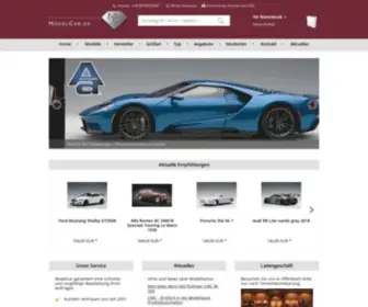 Modelcar.de(Modellautos bei) Screenshot