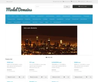 ModelDomains.com(Domains™) Screenshot