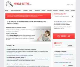 Modele-Lettre.com(Modèles de lettres) Screenshot