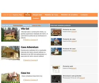Modelecaselemn.ro(Proiecte case mici.Modele de case) Screenshot