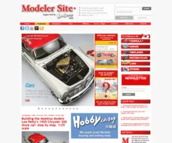 Modelersite.com(Modeler site) Screenshot