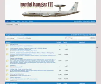 Modelhangar3.com(modelhangar3) Screenshot