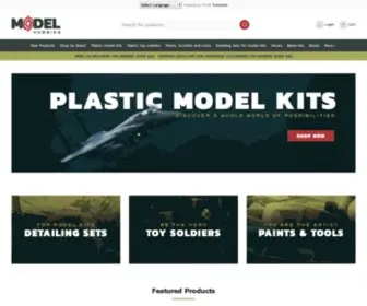 Modelhobbies.co.uk(Model Hobbies) Screenshot