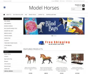 Modelhorses.com.au(Model Horses Australia Home of Breyer Horses) Screenshot