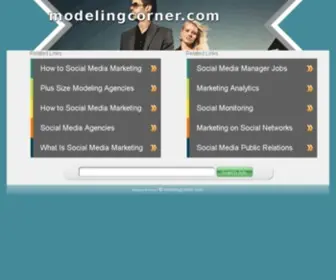 Modelingcorner.com(Domain name is for sale) Screenshot
