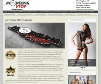 Modelingstop.com(Las Vegas Model Agency) Screenshot
