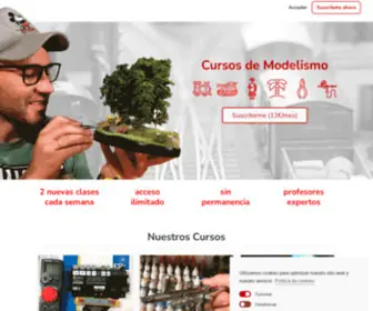 Modelismo2Cero.com(Academia Modelismo 2.0. La mayor plataforma de cursos online de modelismo en español) Screenshot