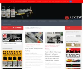 Modelkitsreview.com(Model Kit Reviews and hobby news with photo galleries of built plastic model kits) Screenshot