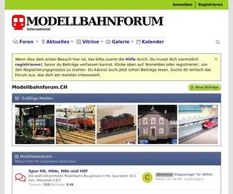 Modellbahnforum.ch(Die Welt der Modelleisenbahn) Screenshot