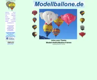 Modellballone.de(Modellballone ferngesteuert) Screenshot