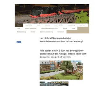 Modelleisenbahnschau-Hachenburg.de(Home) Screenshot