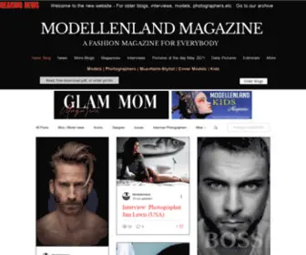 Modellenland2.com(Modellenland magazine) Screenshot