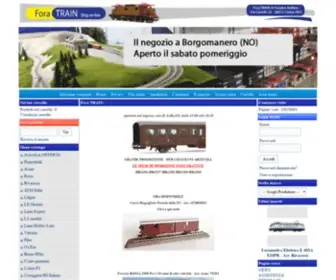 Modellismoferroviario-Ecommerce.com(Fora TRAIN di Foradini Stefano gli esperti nel Fermodellismo) Screenshot