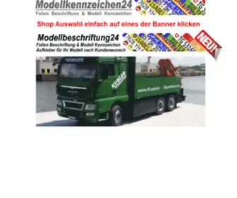 Modellkennzeichen24.de(Index) Screenshot