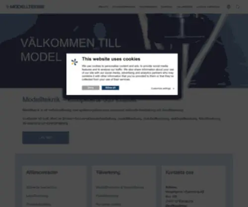 Modellteknik.se(CAD/CAM, produktionsteknik och formtillverkning) Screenshot