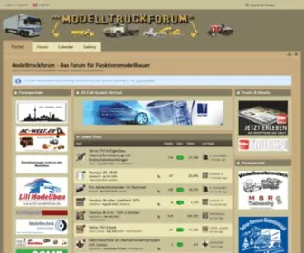 Modelltruckforum.de(Portal) Screenshot