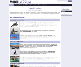 Modellversium.de(Modellbau Magazin) Screenshot