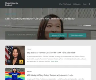 Modelmajoritypodcast.com(Podcast about politics) Screenshot