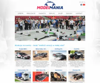 Modelmania.pl(Wynajem modeli RC autka zdalnie sterowane) Screenshot