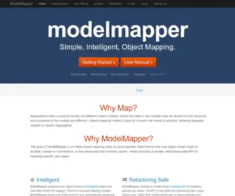 Modelmapper.org(Object Mapping) Screenshot