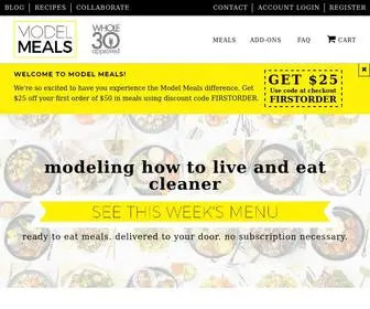 Modelmeals.com(Model Meals) Screenshot