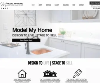 Modelmyhome.com(Home Staging and Design) Screenshot