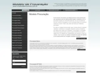 Modelodeprocuracao.com.br(Procuração) Screenshot