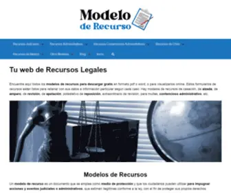 Modeloderecurso.com(Modeloderecurso) Screenshot