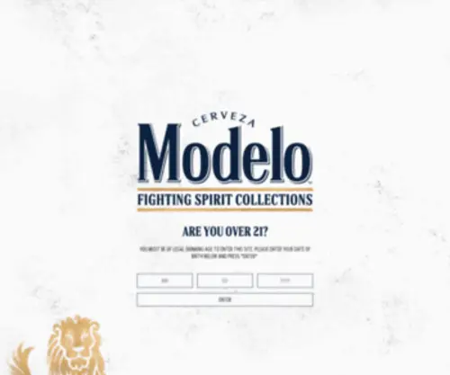 Modelofightingspiritcollections.com(Modelo Fighting Spirit Collections) Screenshot